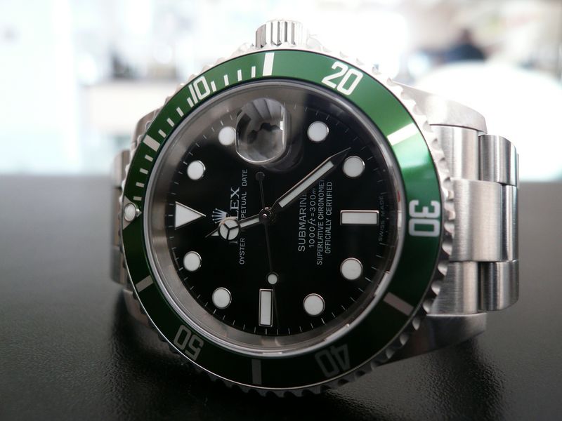 ROLEX SUBMARINER DATE LUNETTE VERTE
 	 
