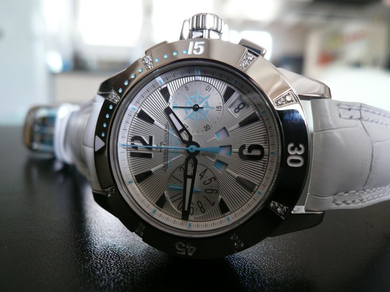 JAEGER LECOULTRE MASTER COMPRESSOR DIVING CHRONOGRAPH LADY
 	 
