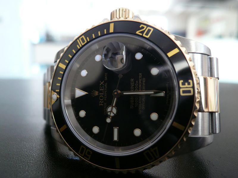 ROLEX SUBMARINER DATE OR ET ACIER
 	 
