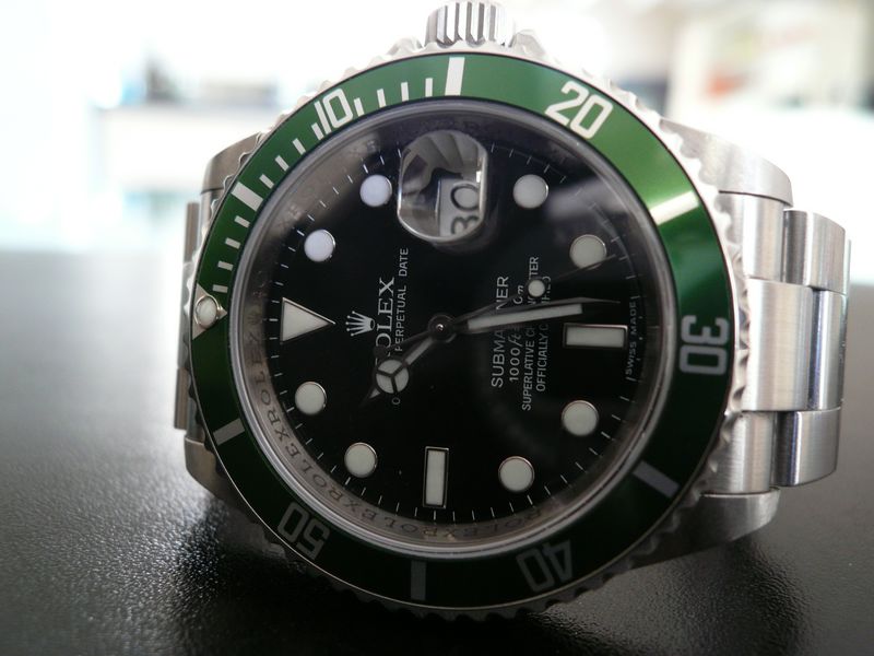 ROLEX SUBMARINER DATE LUNETTE VERTE
 	 
