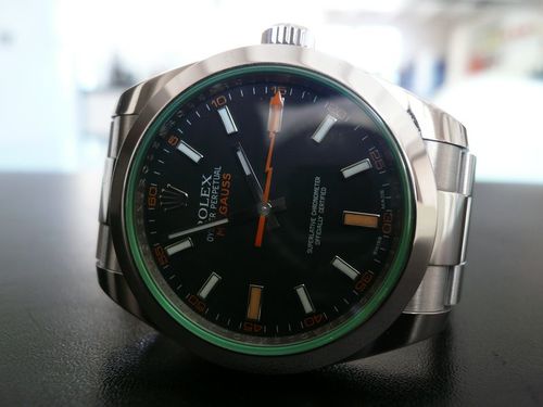 ROLEX MILGAUSS GLACE VERTE