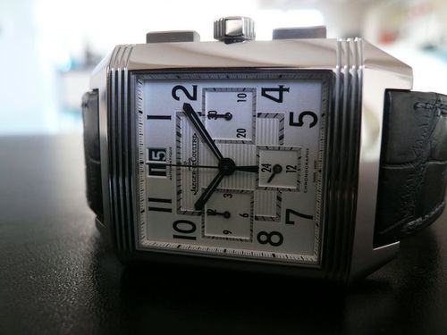 JAEGER LECOULTRE REVERSO SQUADRA CHRONOGRAPH GMT