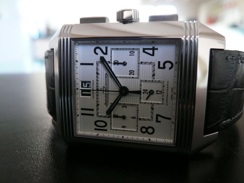 JAEGER LECOULTRE REVERSO SQUADRA CHRONOGRAPH GMT
 	 

