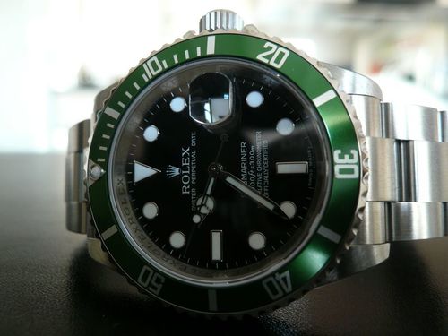 ROLEX SUBMARINER DATE LUNETTE VERTE