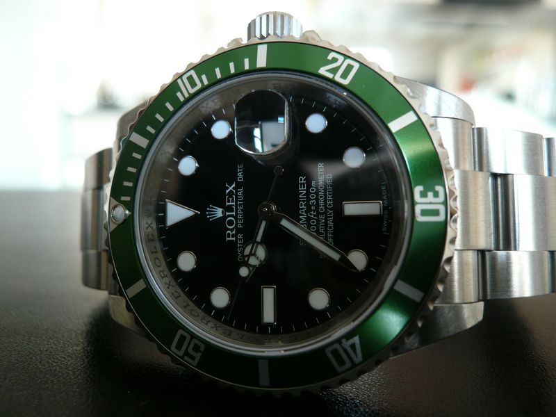 ROLEX SUBMARINER DATE LUNETTE VERTE
 	 
