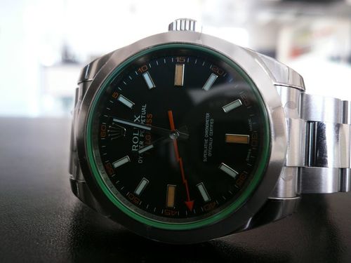 ROLEX MILGAUSS GLACE VERTE