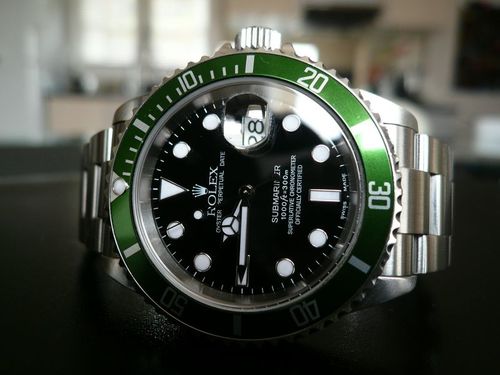 ROLEX SUBMARINER DATE LUNETTE VERTE -MARK I-