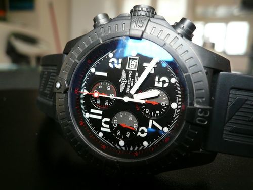 BREITLING SUPER AVENGER BLACKSTEEL