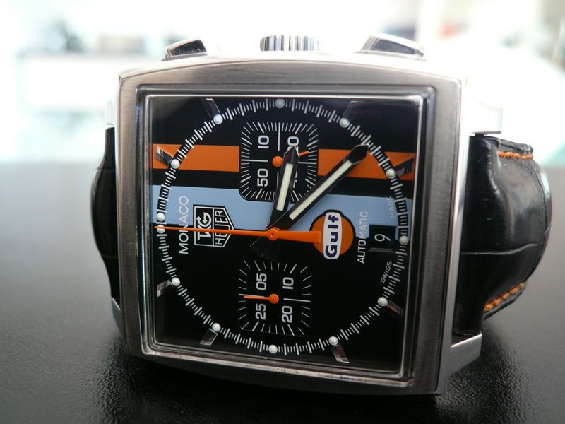 TAG HEUER MONACO VINTAGE GULF
 	 
