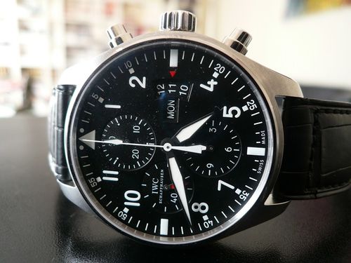 IWC MONTRE D'AVIATEUR CHRONOGRAPHE