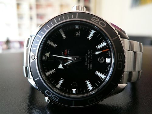 OMEGA SEAMASTER PLANET OCEAN 42 LUNETTE CERAMIQUE