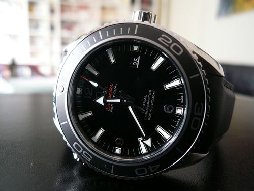 OMEGA SEAMASTER PLANET OCEAN 45,5 LUNETTE CERAMIQUE