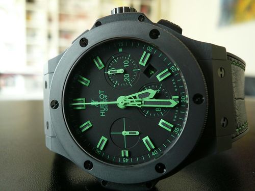 HUBLOT BIG BANG EVOLUTION ALL BLACK GREEN