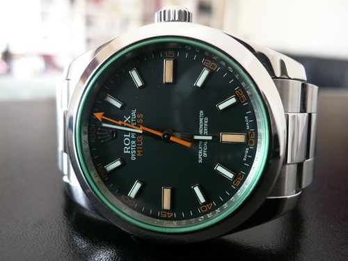 ROLEX MILGAUSS GLACE VERTE
