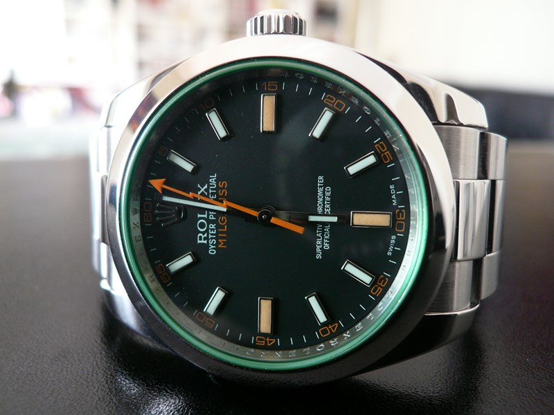 ROLEX MILGAUSS GLACE VERTE
 	 
