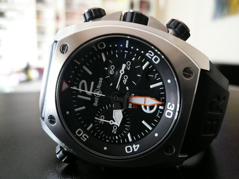 BELL & ROSS BR 02-94 MARINE CHRONOGRAPH
 	 
