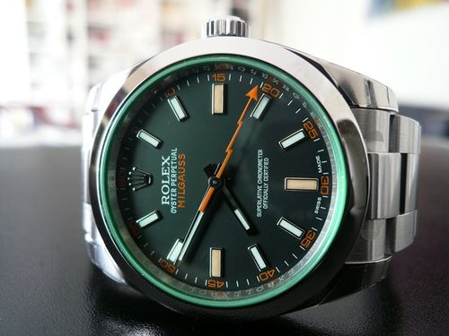 ROLEX MILGAUSS GLACE VERTE