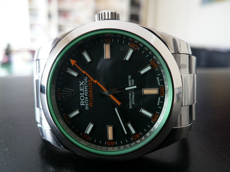 ROLEX MILGAUSS GLACE VERTE
 	 
