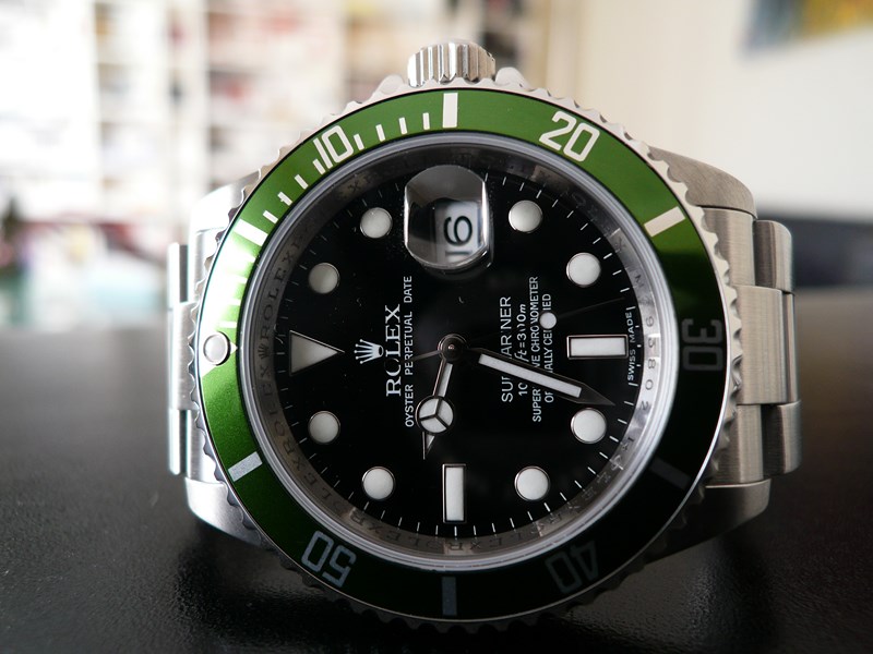 ROLEX SUBMARINER DATE LUNETTE VERTE
 	 
