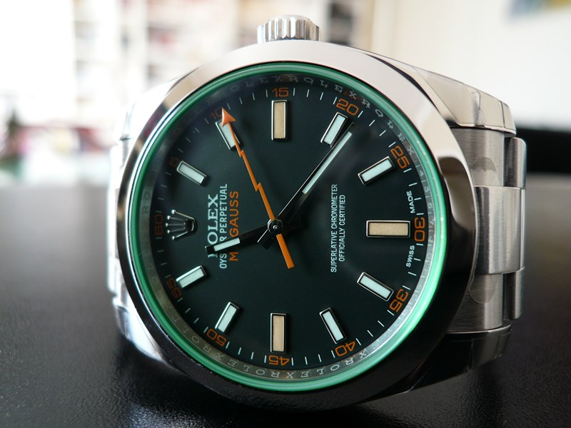 ROLEX MILGAUSS GLACE VERTE
 	 
