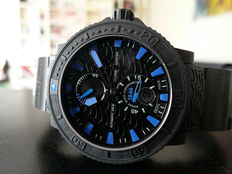 ULYSSE NARDIN MARINE BLACK SEA / BLUE SEA
 	 
