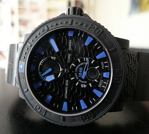 ULYSSE NARDIN MARINE BLACK SEA / BLUE SEA