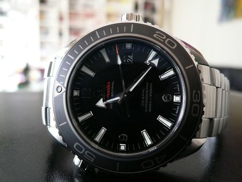 OMEGA SEAMASTER PLANET OCEAN 45,5 LUNETTE CERAMIQUE