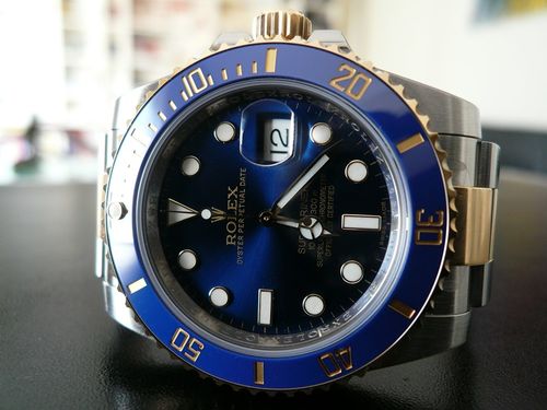 ROLEX SUBMARINER DATE CERAMIQUE OR ET ACIER