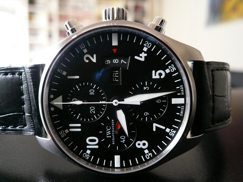 IWC MONTRE D'AVIATEUR CHRONOGRAPHE
 	 
