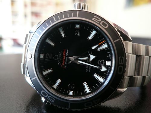 OMEGA SEAMASTER PLANET OCEAN 42 LUNETTE CERAMIQUE