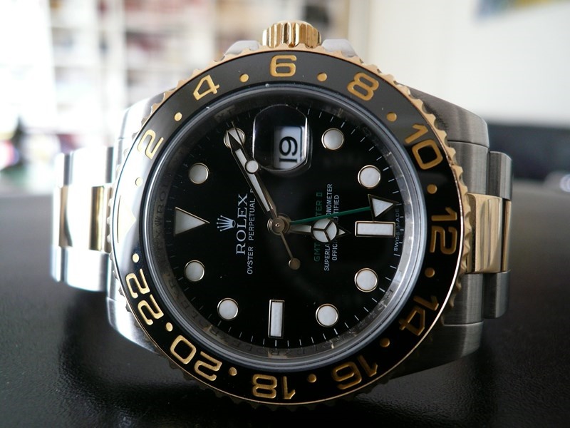 photo n°1 : ROLEX GMT-MASTER II OR ET ACIER