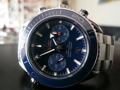 OMEGA SEAMASTER PLANET OCEAN CHRONO LIQUIDMETAL