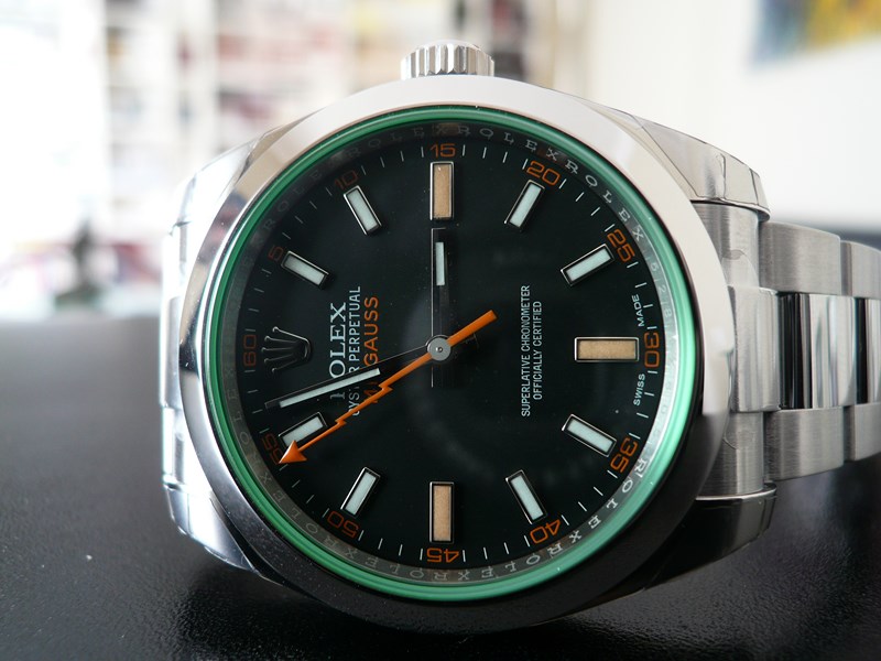 ROLEX MILGAUSS GLACE VERTE
 	 
