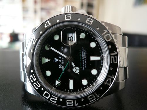 ROLEX GMT MASTER II LUNETTE CERAMIQUE