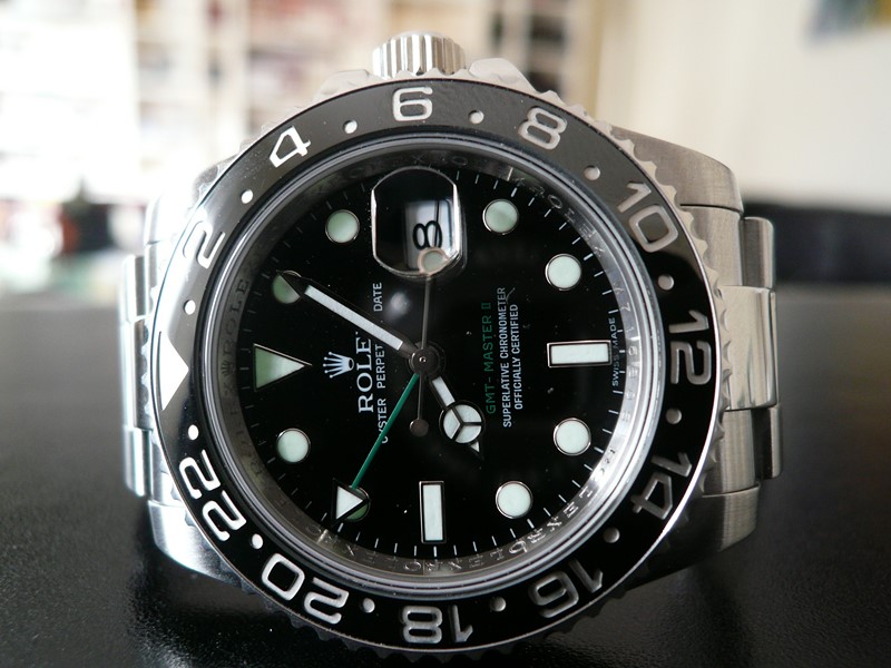 ROLEX GMT MASTER II LUNETTE CERAMIQUE
 	 
