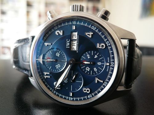 IWC MONTRE D'AVIATEUR CHRONO 'LAUREUS'