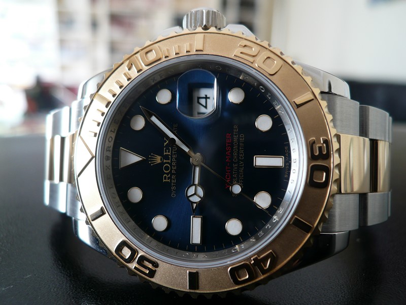 ROLEX YACHT-MASTER OR ET ACIER
 	 
