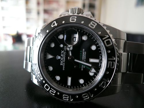 ROLEX GMT MASTER II  LUNETTE CERAMIQUE