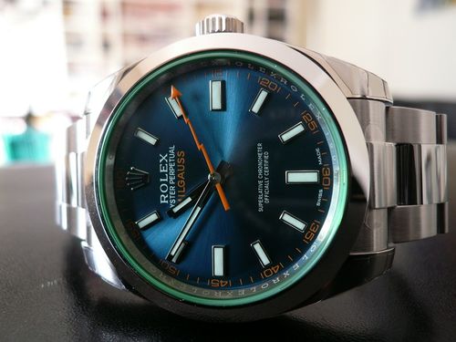 ROLEX MILGAUSS GLACE VERTE 'Z BLUE'