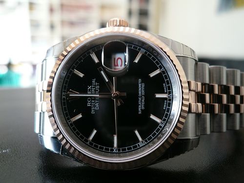 ROLEX DATEJUST OR ET ACIER