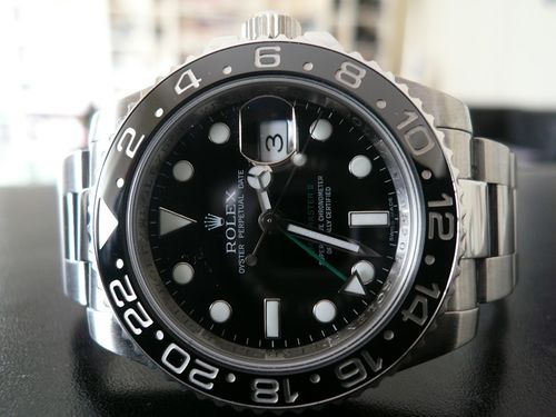 ROLEX GMT MASTER II  LUNETTE CERAMIQUE