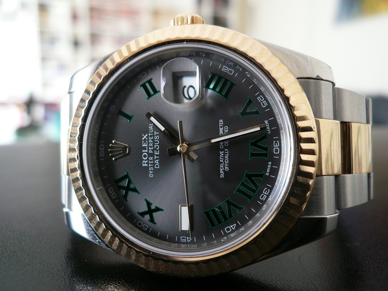 ROLEX DATEJUST II OR ET ACIER
 	 
