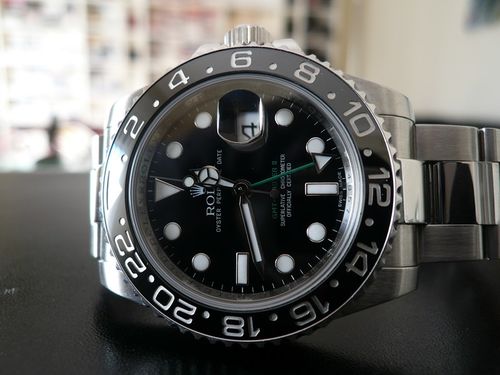 ROLEX GMT MASTER II LUNETTE CERAMIQUE