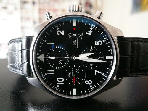 IWC MONTRE D'AVIATEUR CHRONOGRAPHE