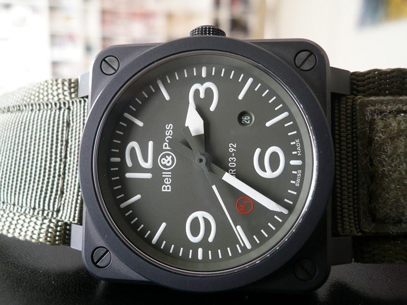 BELL & ROSS BR 03-92 MILITARY TYPE
 	 
