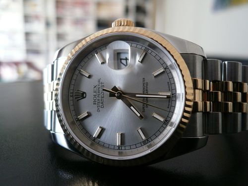 ROLEX DATEJUST OR ET ACIER