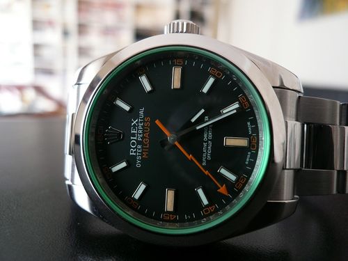 ROLEX MILGAUSS GLACE VERTE