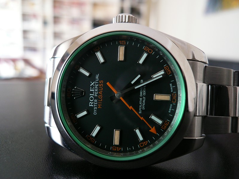 ROLEX MILGAUSS GLACE VERTE
 	 
