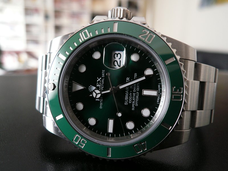 ROLEX SUBMARINER DATE LUNETTE VERTE
 	 
