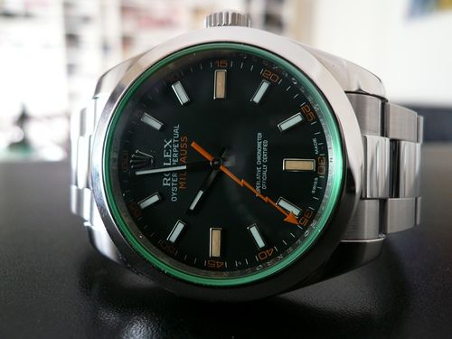 ROLEX MILGAUSS GLACE VERTE